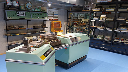 Ein Technikraum an der Universität Stuttgart im Computermuseum