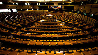 Plenarsal im EU Parlament