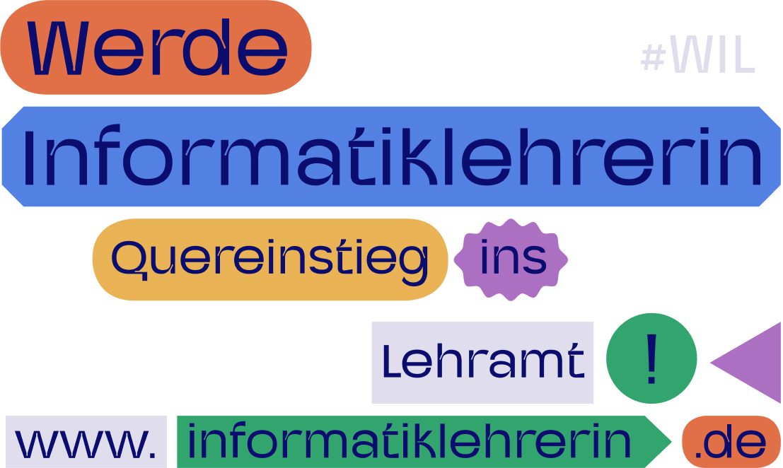 Keyvisual Werde Informatiklehrerin